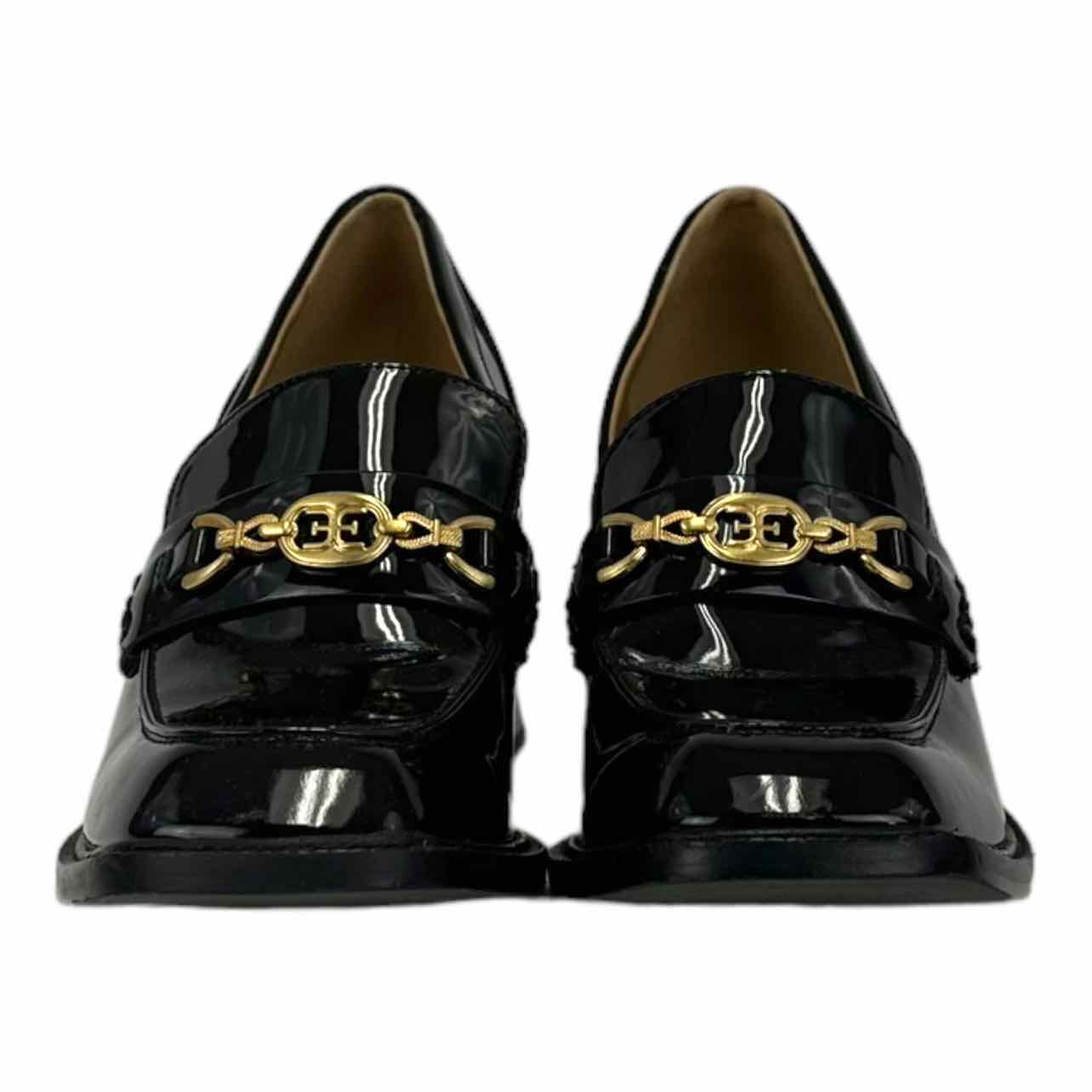 Sam Edelman Black Patent Leather Loafers Size 9