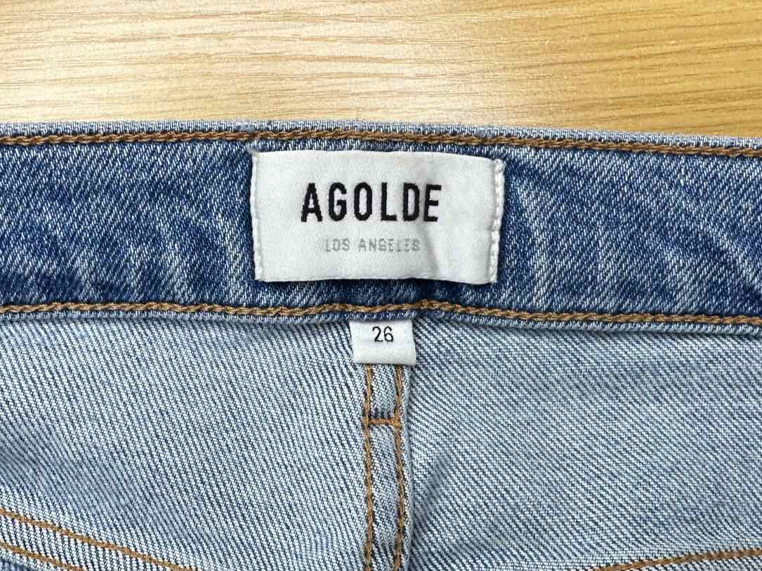 AGOLDE Blue High Waisted Skinny Jeans Size 26