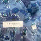 Equipment Blue Silk Floral Print Button Down Size S