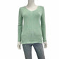 WHITE + WARREN 100% Cotton Mint Green Sweater Size S