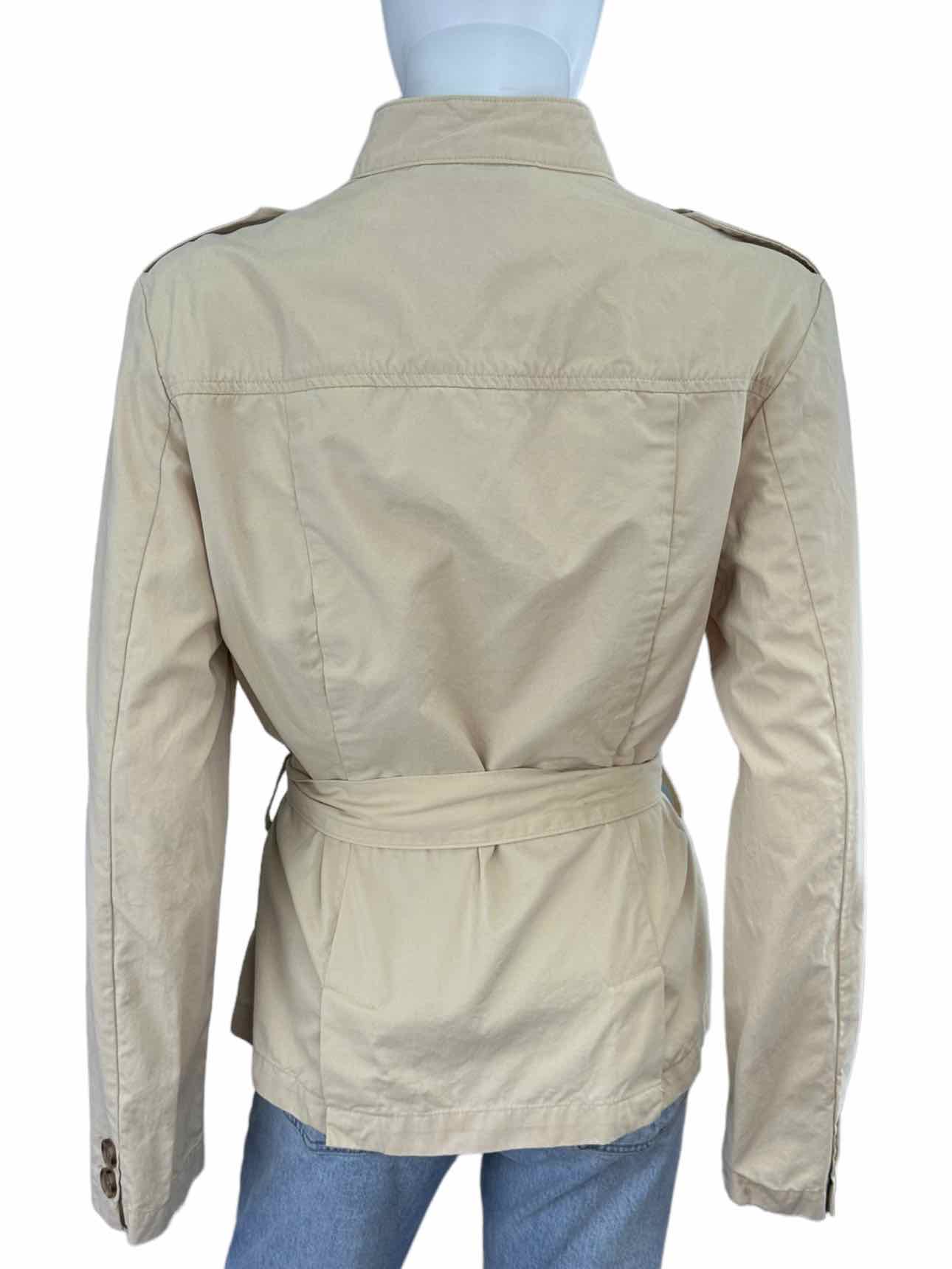 BANANA REPUBLIC Khaki 100% Cotton Safari Jacket Size L