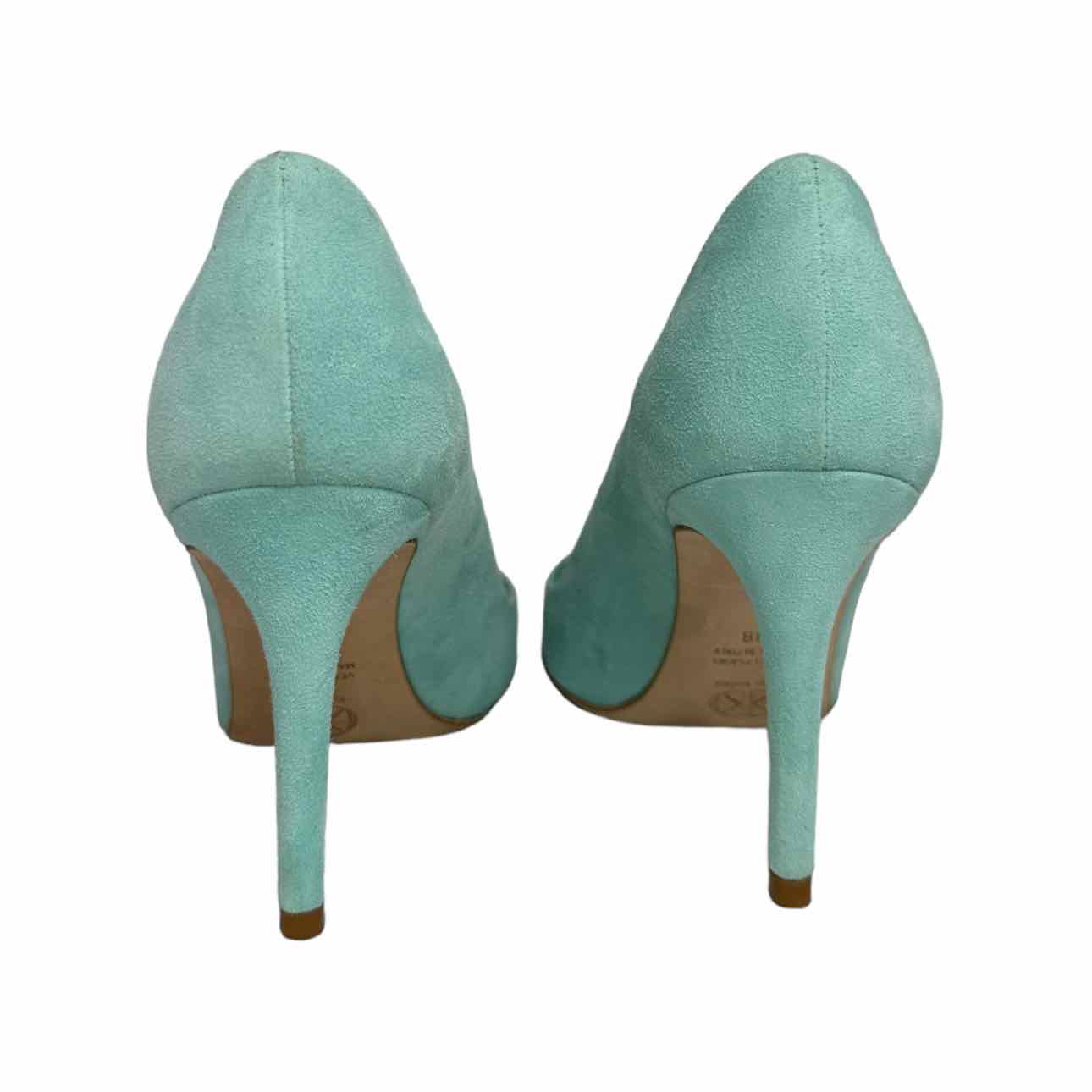 Dee Keller Blue Suede PORTIA Pump, soft suede pumps