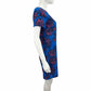 J. Crew Blue Floral Print Shift Dress Size 2