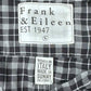 Frank & Eileen Black Plaid Button-down Top Size S