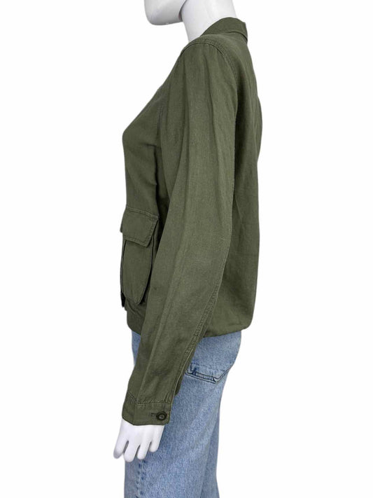 J. Jill NWT Brown 100% Linen Blend Jacket Size XL – alineconsignment