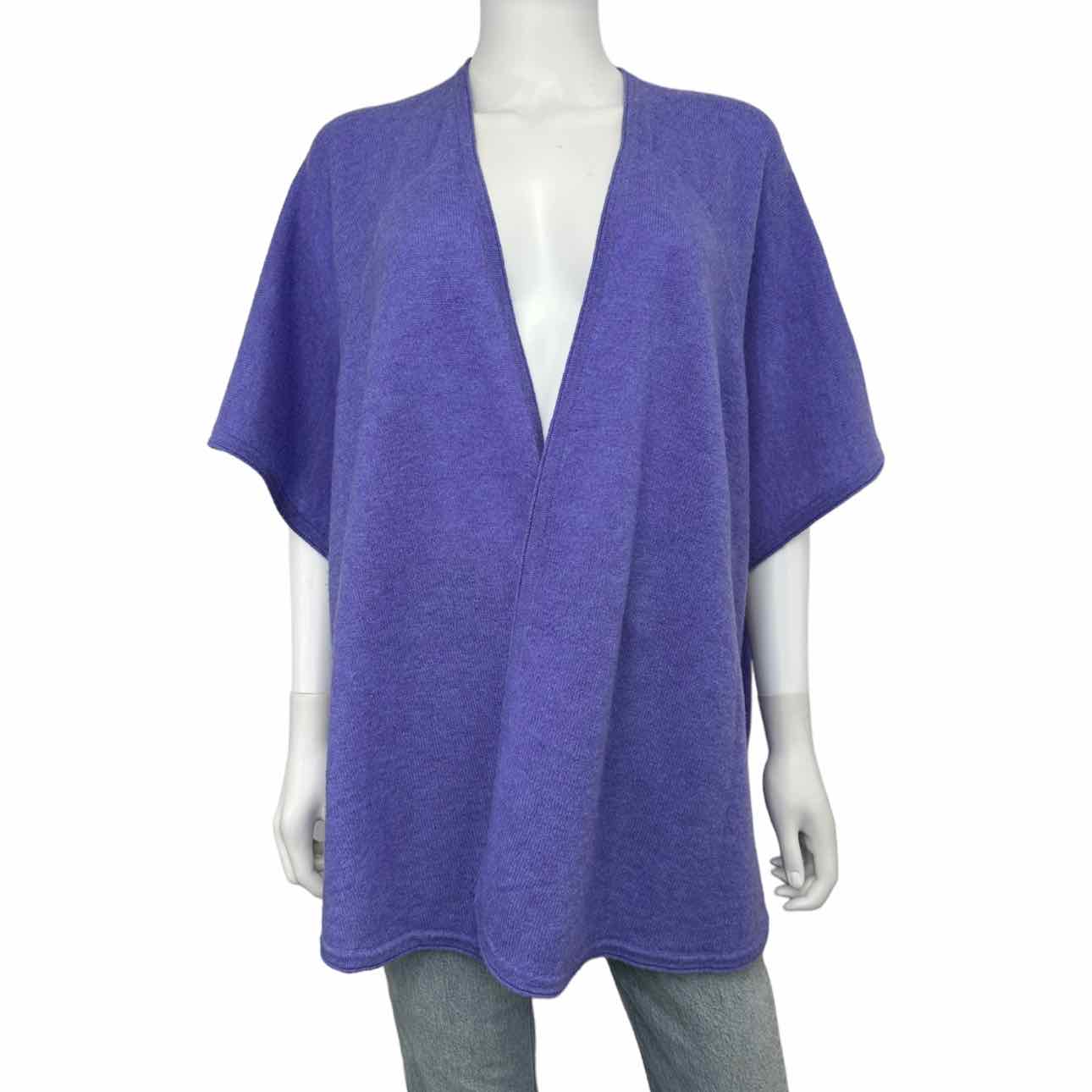 Soft and cozy purple cashmere sweater cardigan ￼