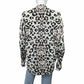 BROCHU WALKER 100% Cashmere KELSO Leopard Print Sweater Size M