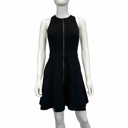Trina Turk Black A-Line Zipper Dress Size 4