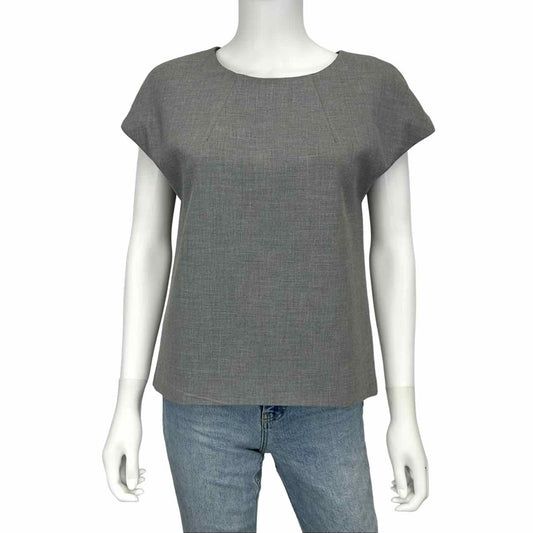 Trina Turk Grey Blouse Size M