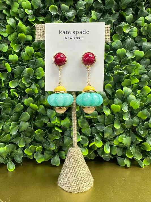 Kate Spade NWT Linear Cake Drop Earrings