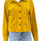 cabi Yellow Corduroy CITIZEN Jacket Size M