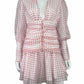 BEULAH NWT Pink Gingham Cocktail Dress Size L