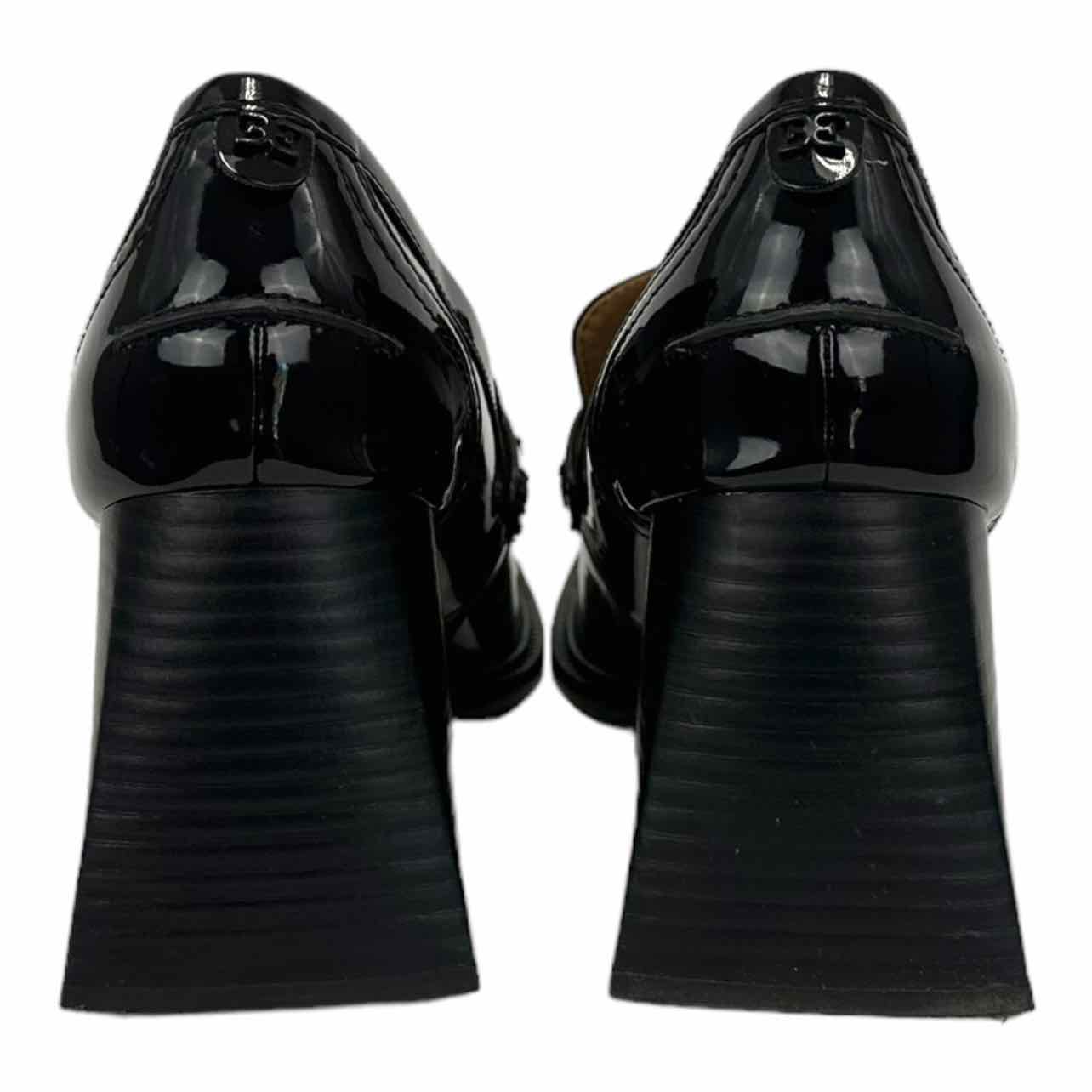 Sam Edelman Black Patent Leather Loafers Size 9