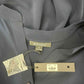 Acrobat Navy Silk Button Down Top Size M