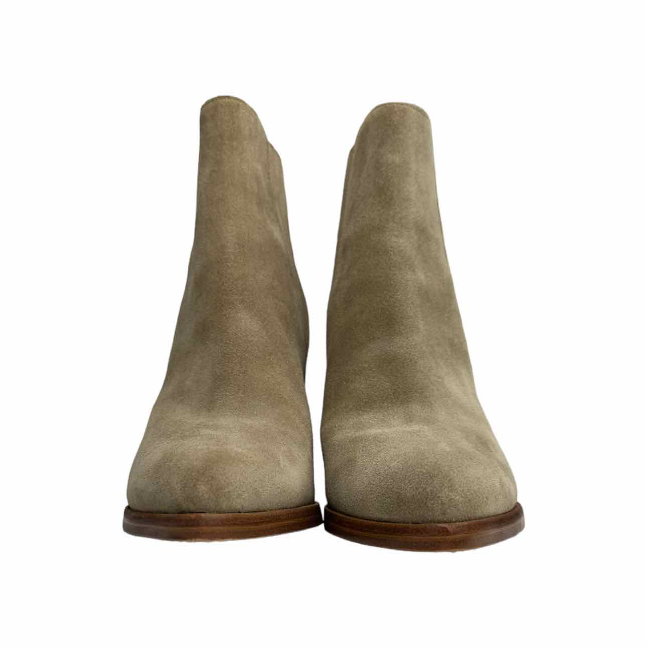 Marc fisher alva bootie brown suede best sale