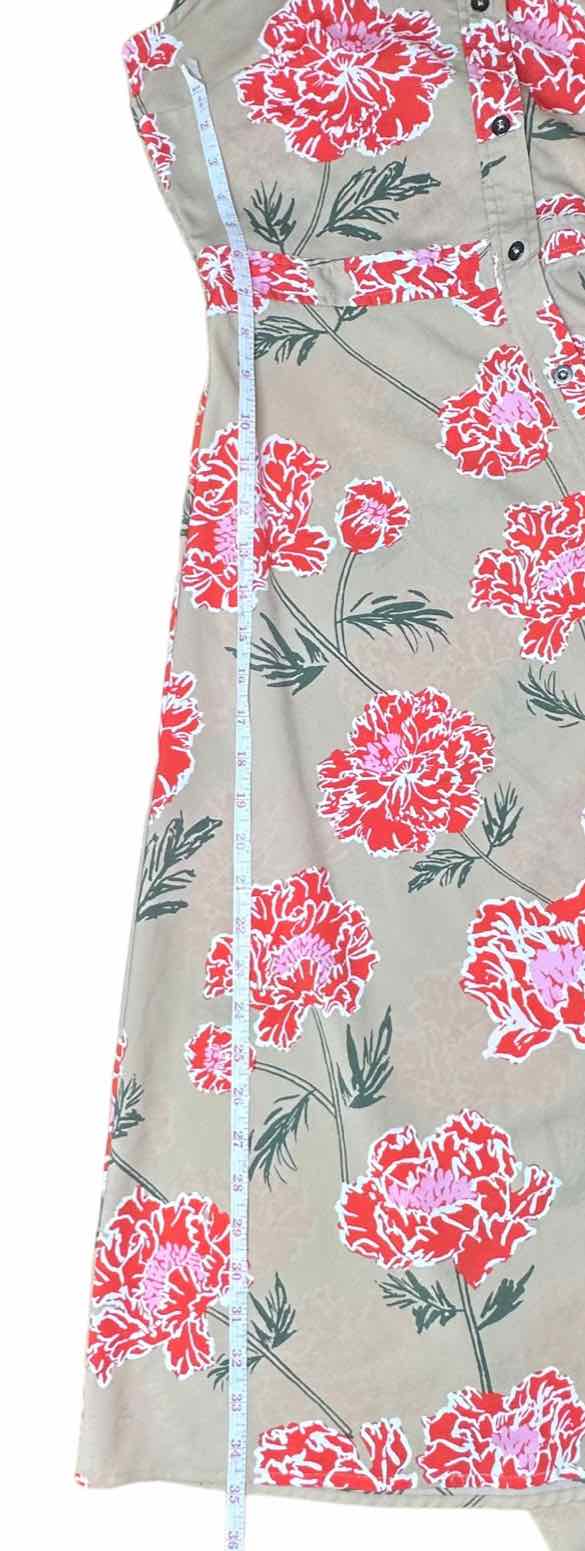 BANANA REPUBLIC Floral Print Midi Sundress Size 6