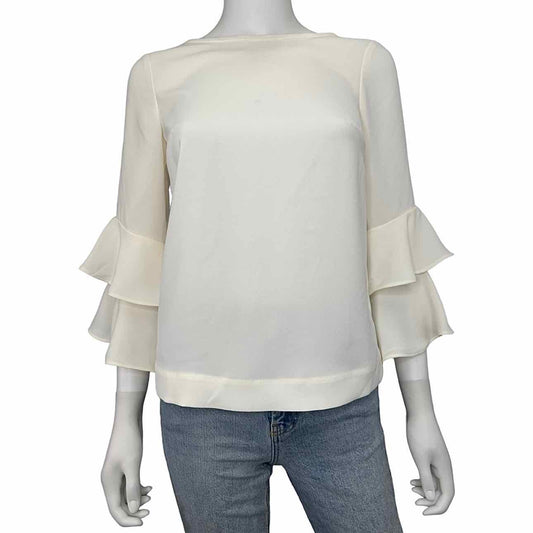 J. Crew NWT Cream Blouse, front