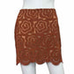 for Love & Lemons NWT Brown ALKO Mini Skirt Size L