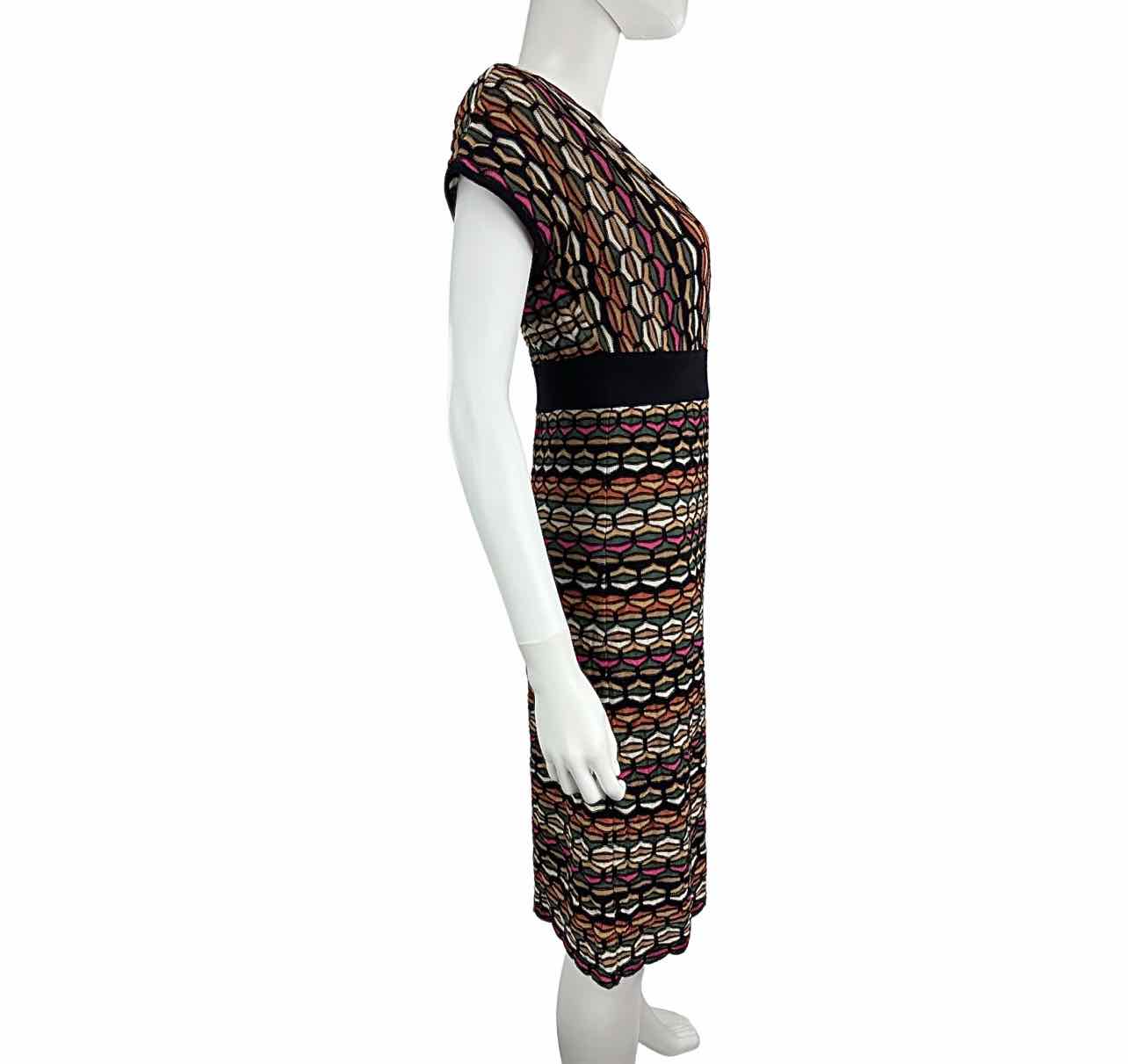 MISSONI Multi-colored Sweater Knit Dress Size S – alineconsignment