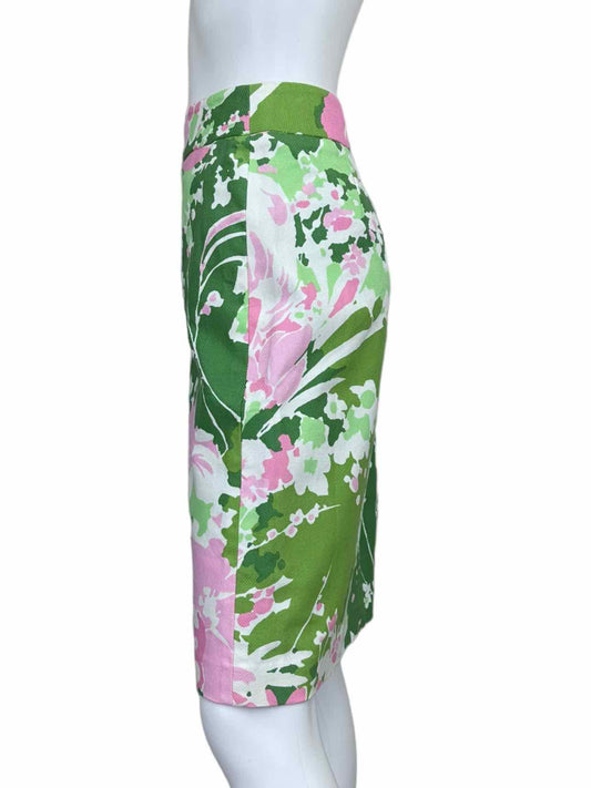 Talbots NWT 100% Cotton Floral Pencil Skirt Size 4