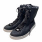 UGG Black Leather Toscana Croft High Top Sneaker Size 8