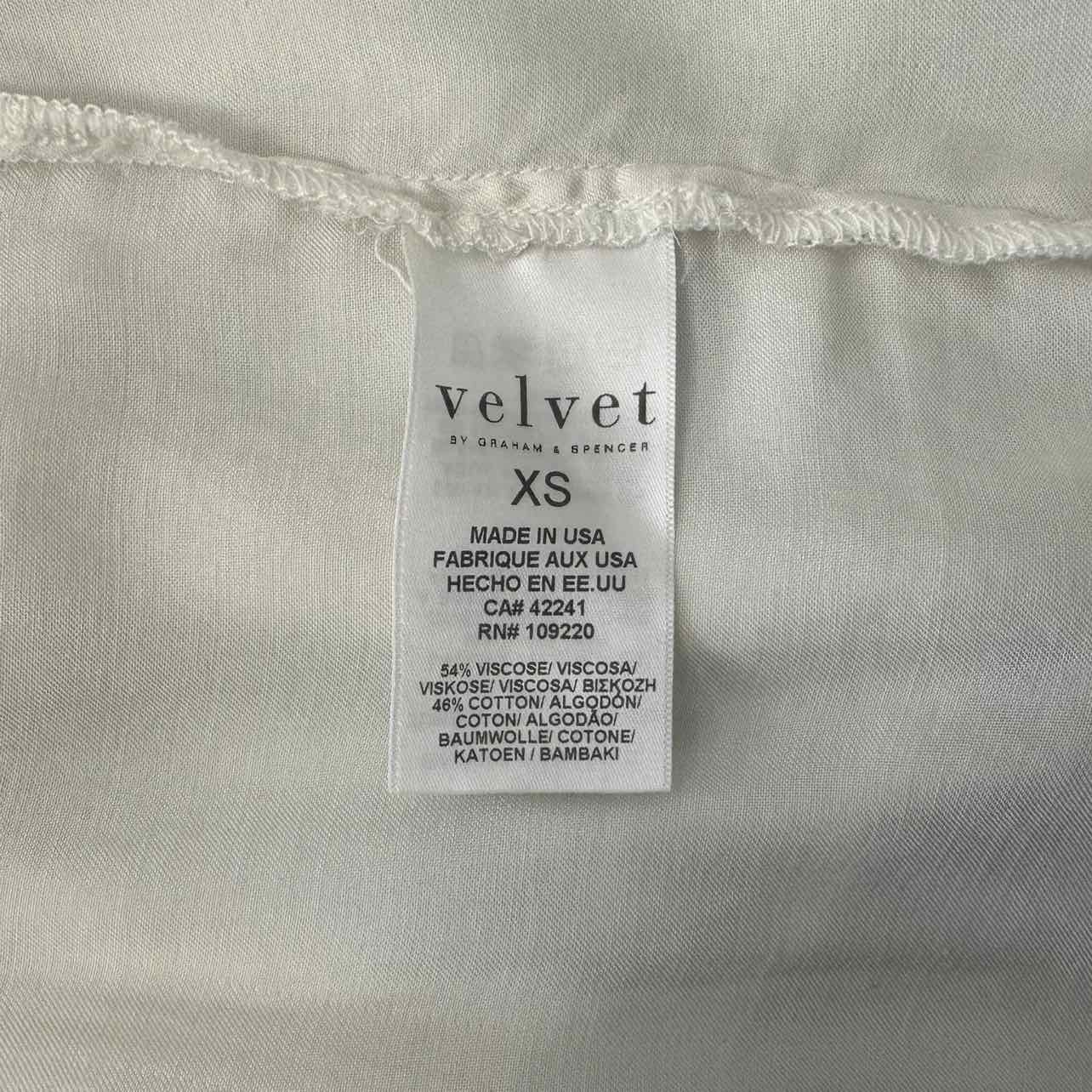 Velvet by Graham & Spencer Ivory Satin Tank Top Size XS