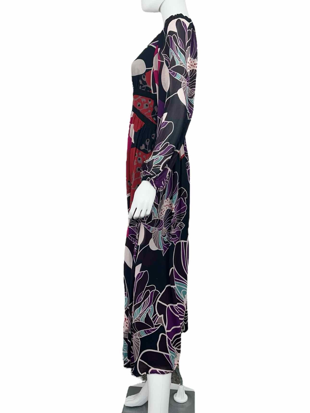 Letmebe by Anthropologie Floral Print Midi Dress Size S