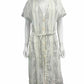 joie White Striped Linen Midi Dress Size S