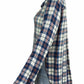 bella dahl Blue Plaid Flannel Button-down Size L