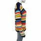 VVB VICTORIA BECKHAM 100% Cotton Striped Sweater, designer cotton sweater