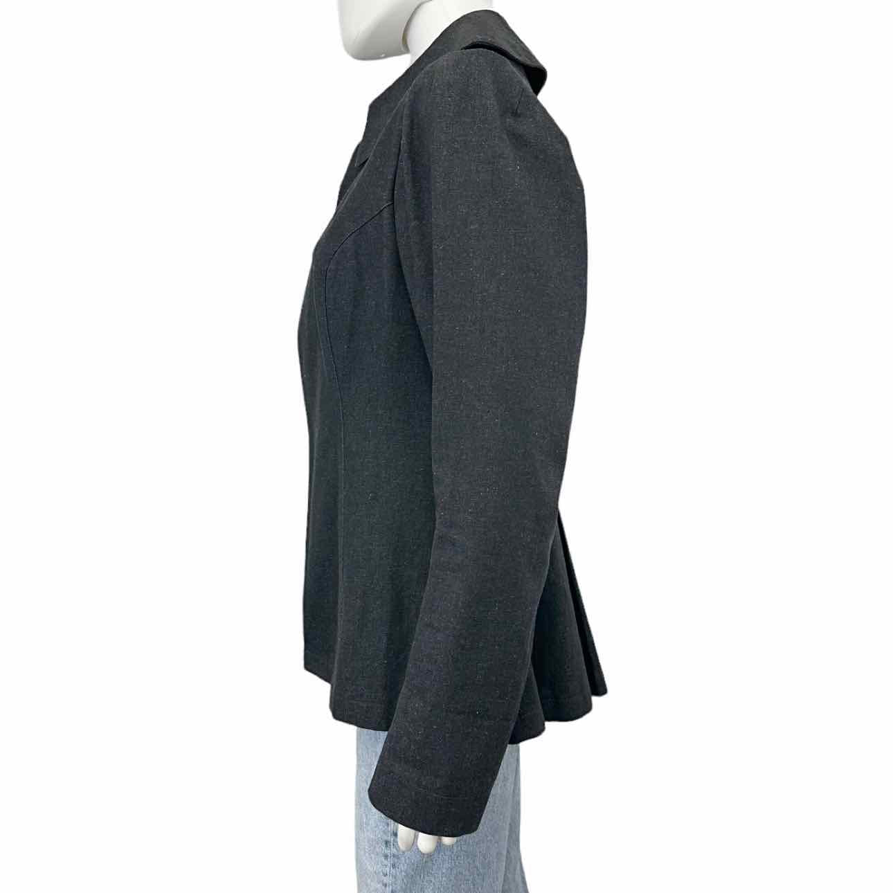 18008KAMALI Vintage Gray Jacket, retro
