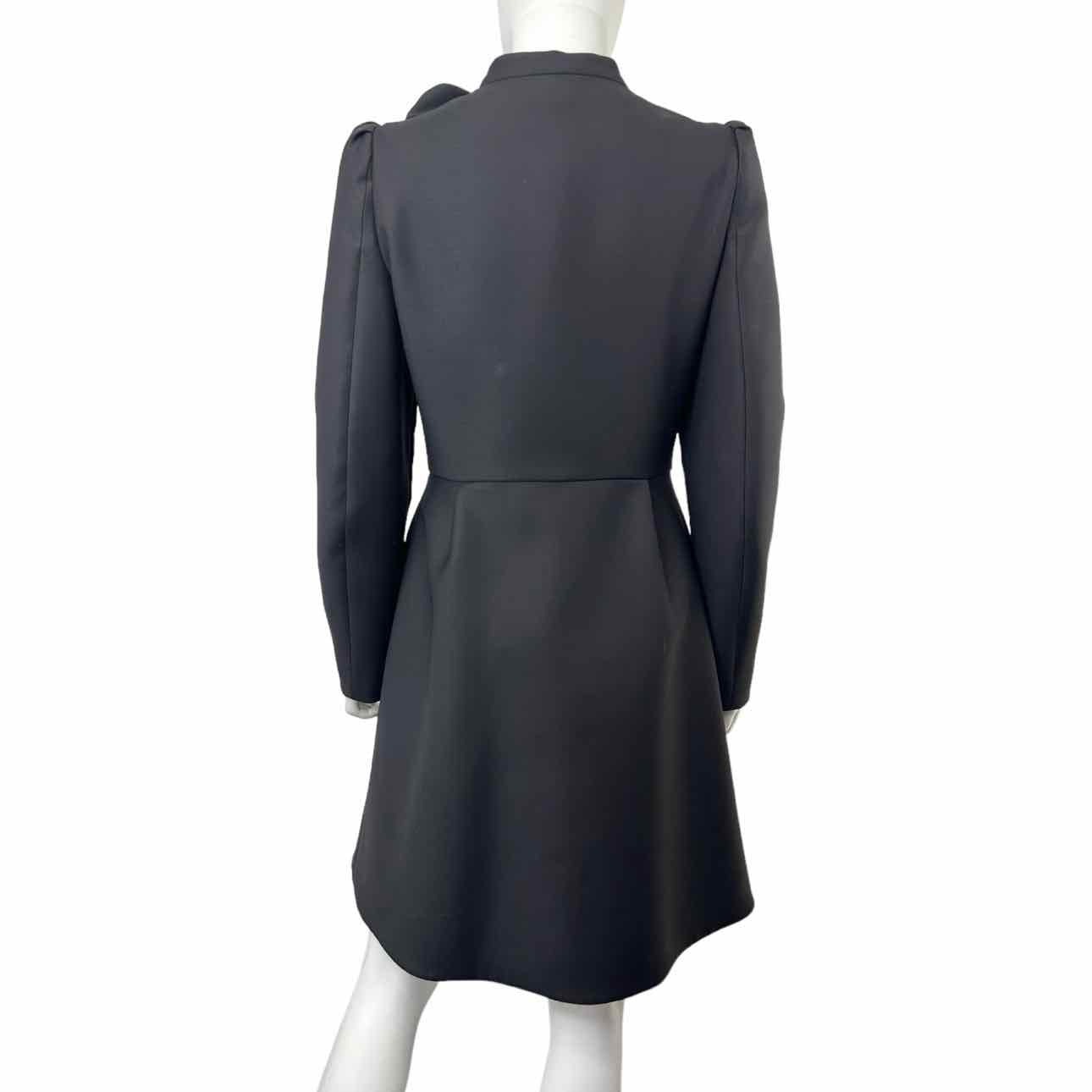 VALENTINO TECHNOCOUTURE Black 2 Piece Dress and Jacket, black semi formal dress and jacket
