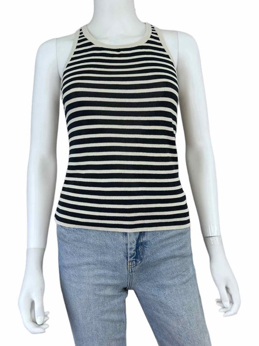 MaxMara Black Striped Halter Sweater Size S