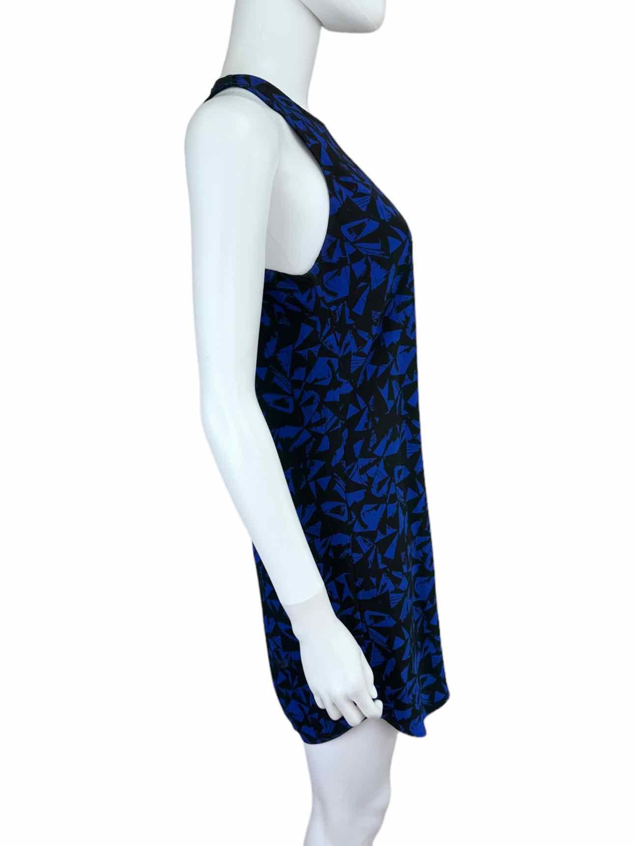 A.L.C Blue Geo Print Dress Size 2