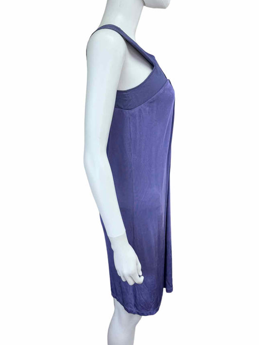 Alberta Ferretti Purple Sleeveless Dress Size S