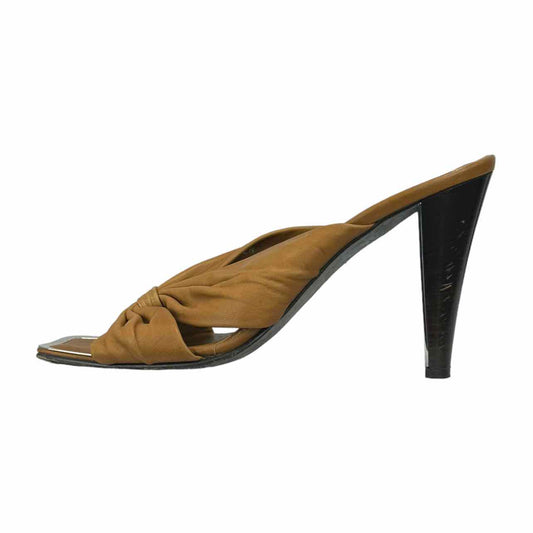 Couture Donald Pliner Tan Leather Vintage Heels Size 8.5