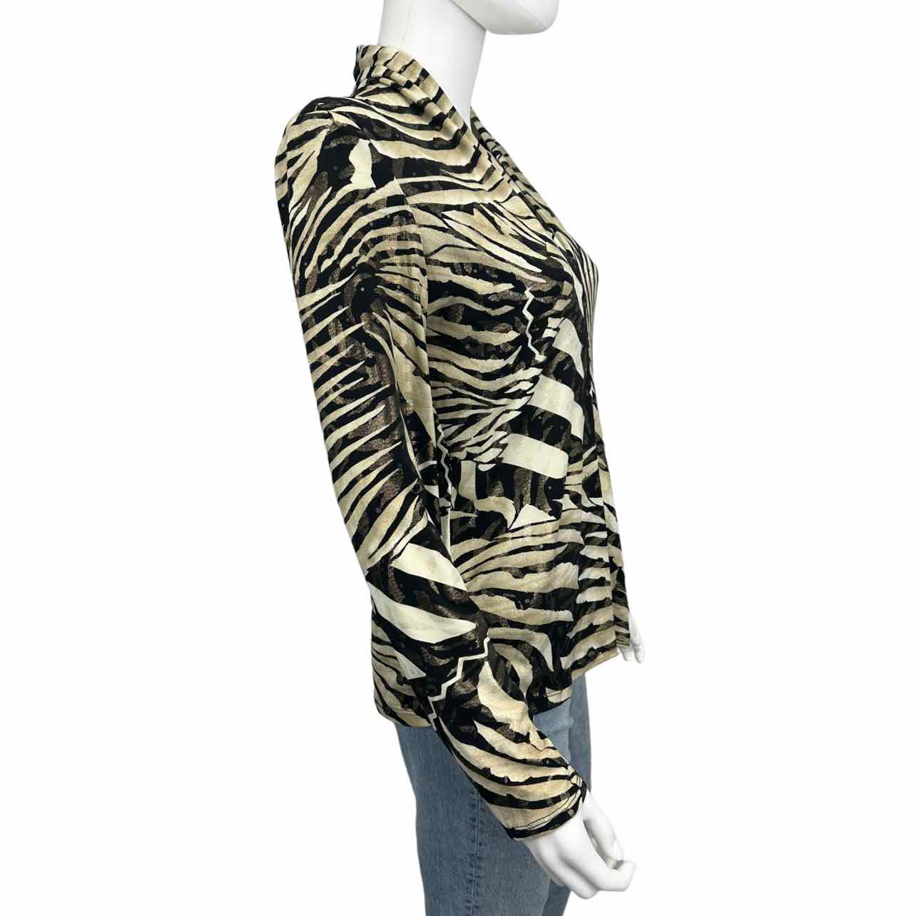 Joseph Ribkoff Zebra Print Blouse Size 12
