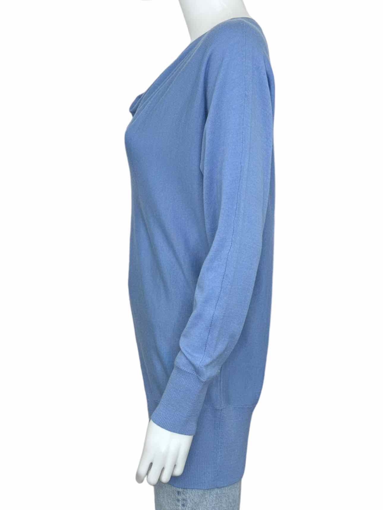 blue merino wool sweater