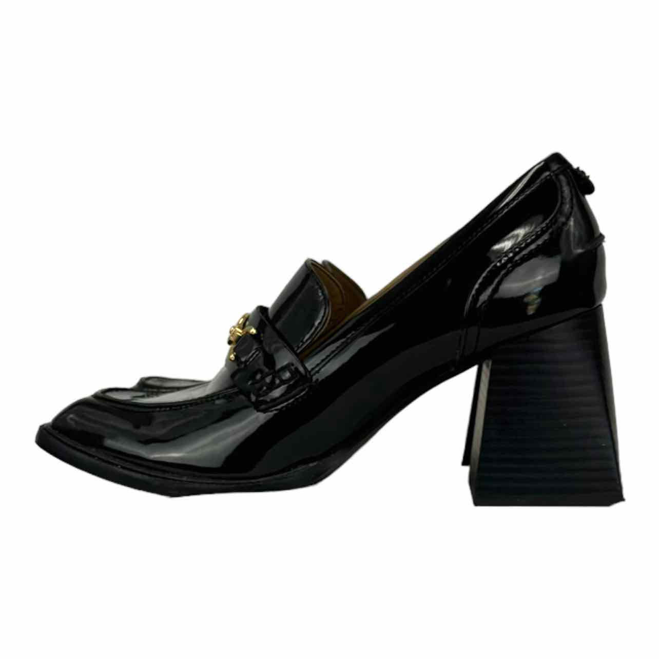 Sam Edelman Black Patent Leather Loafers Size 9