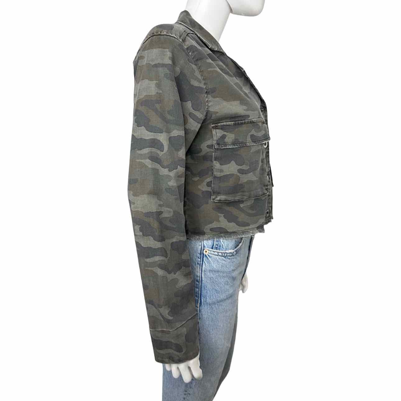 Bella dahl 2025 cropped military jacket