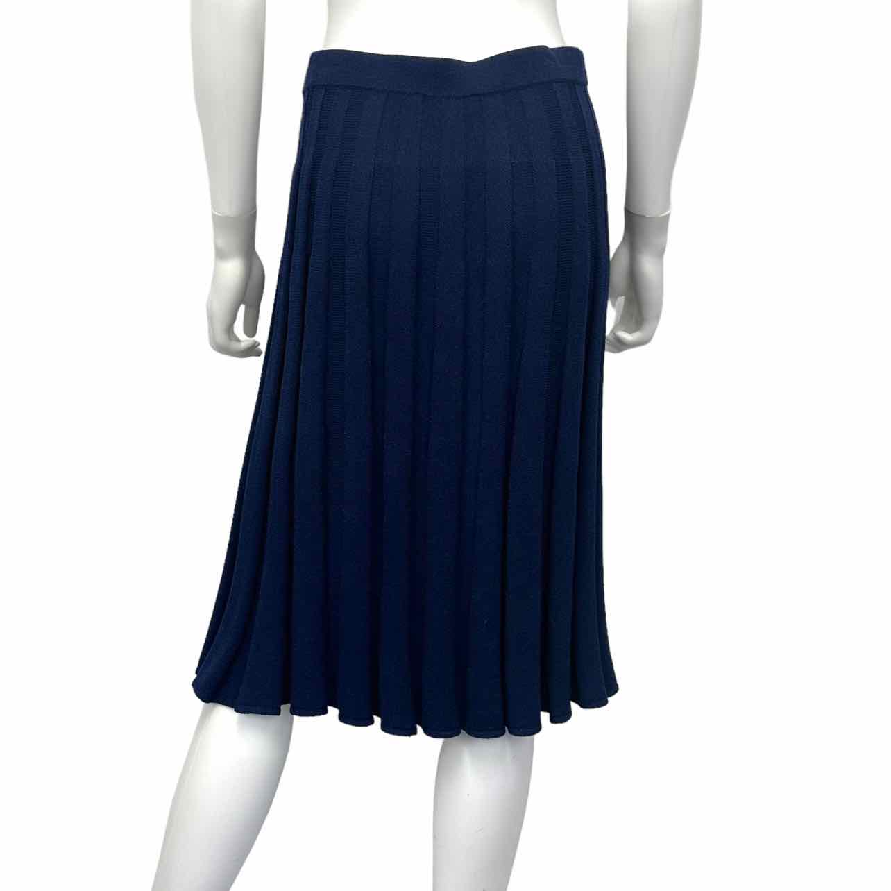 St. John Navy Knit Skirt Size 6