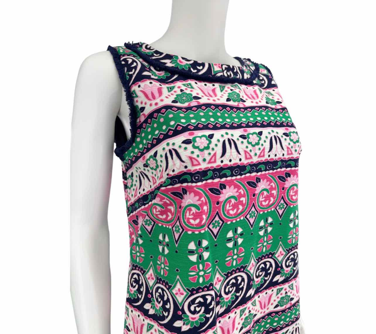 Talbots Sleeveless Paisley Print Shift Dress Size 8P – alineconsignment