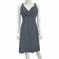 WORTH Blue Denim Print Sleeveless Dress Size 6