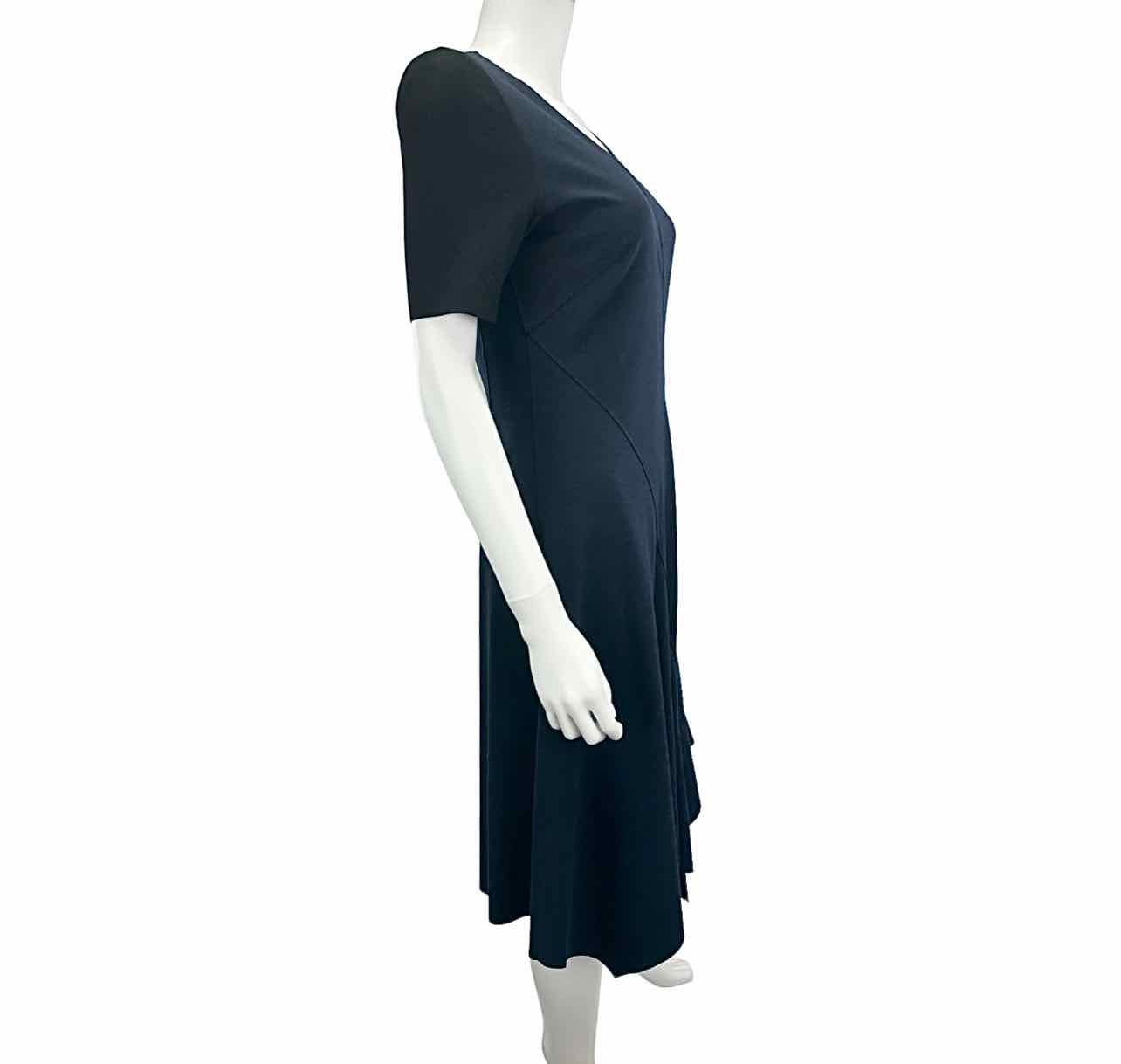 ELIE TAHARI Navy Patchwork Dress Size 6 alineconsignment