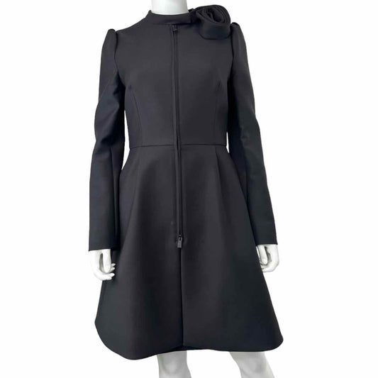 VALENTINO TECHNOCOUTURE Black 2 Piece Dress and Jacket, black formal dress and jacket