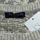 PIAZZA SEMPIONE Tan Linen Blend Sweater Size 38