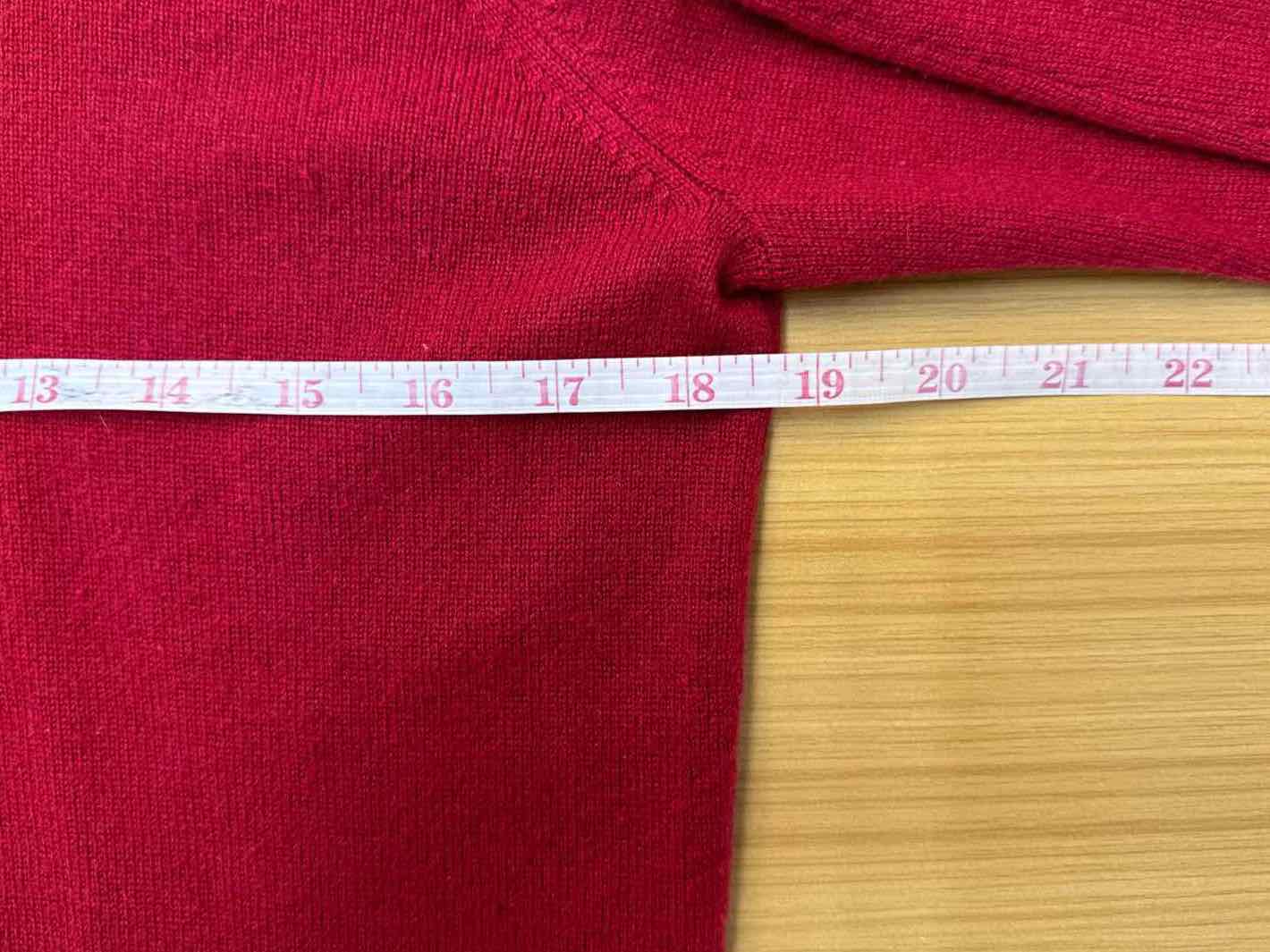 Brooks Brothers Red 100% Cashmere Sweater Size M