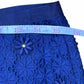 Talbots NWT Navy Blue Floral Eyelet Pencil Skirt Size 6P