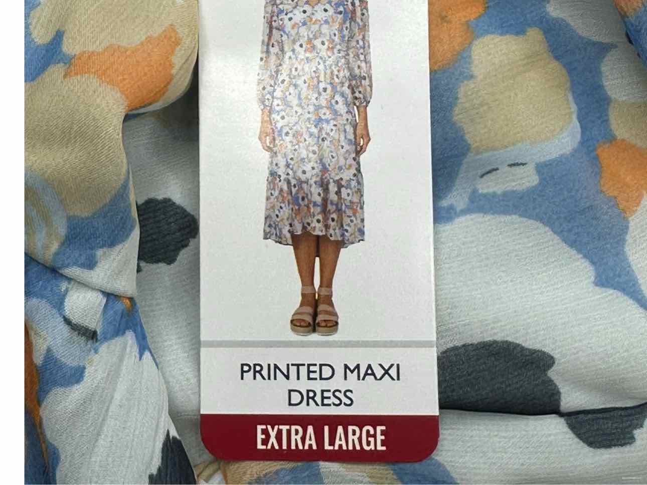 joie Size NWT Blue Floral Print Maxi Dress Size XL