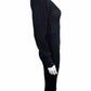 MINKPINK Black Sweater Midi Dress Size S